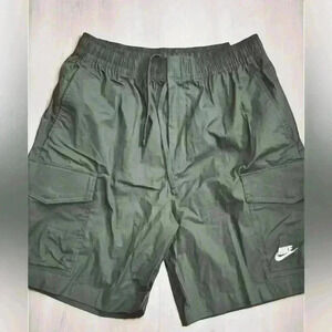 Nike Sport Essentials Men's Woven Unlined Utility Shorts Olive Green DM6833 355